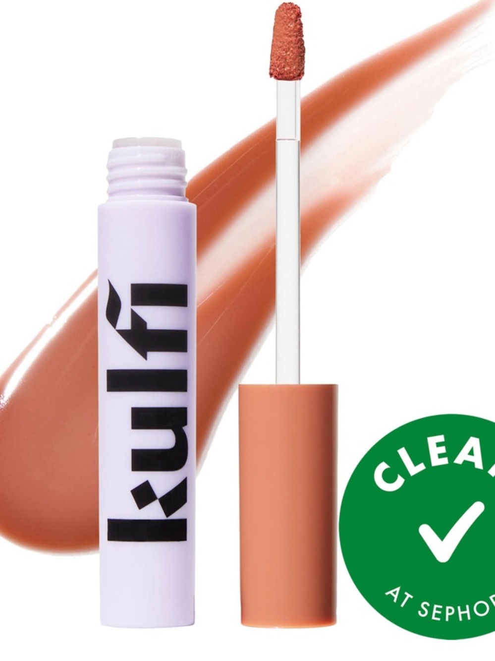 Kulfi NEW Lassi Lips Staining Lip Oil in Carmel - peachy nude brown